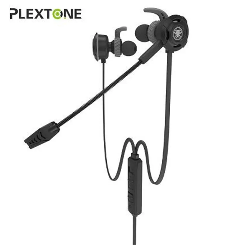 Plextone G30 PC игровая гарнитура с микрофоном в ухо бас шумоподавление наушники с микрофоном для телефона компьютера геймера PS4