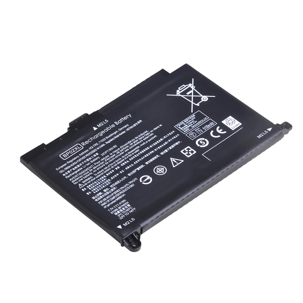 BP02XL 5150 мА/ч, 41wh ноутбука Батарея для hp павильон ПК 15 15-AU 15-AU010WM 849909-850(F9-21) 849569-421 HSTNN-LB7H BP02041XL