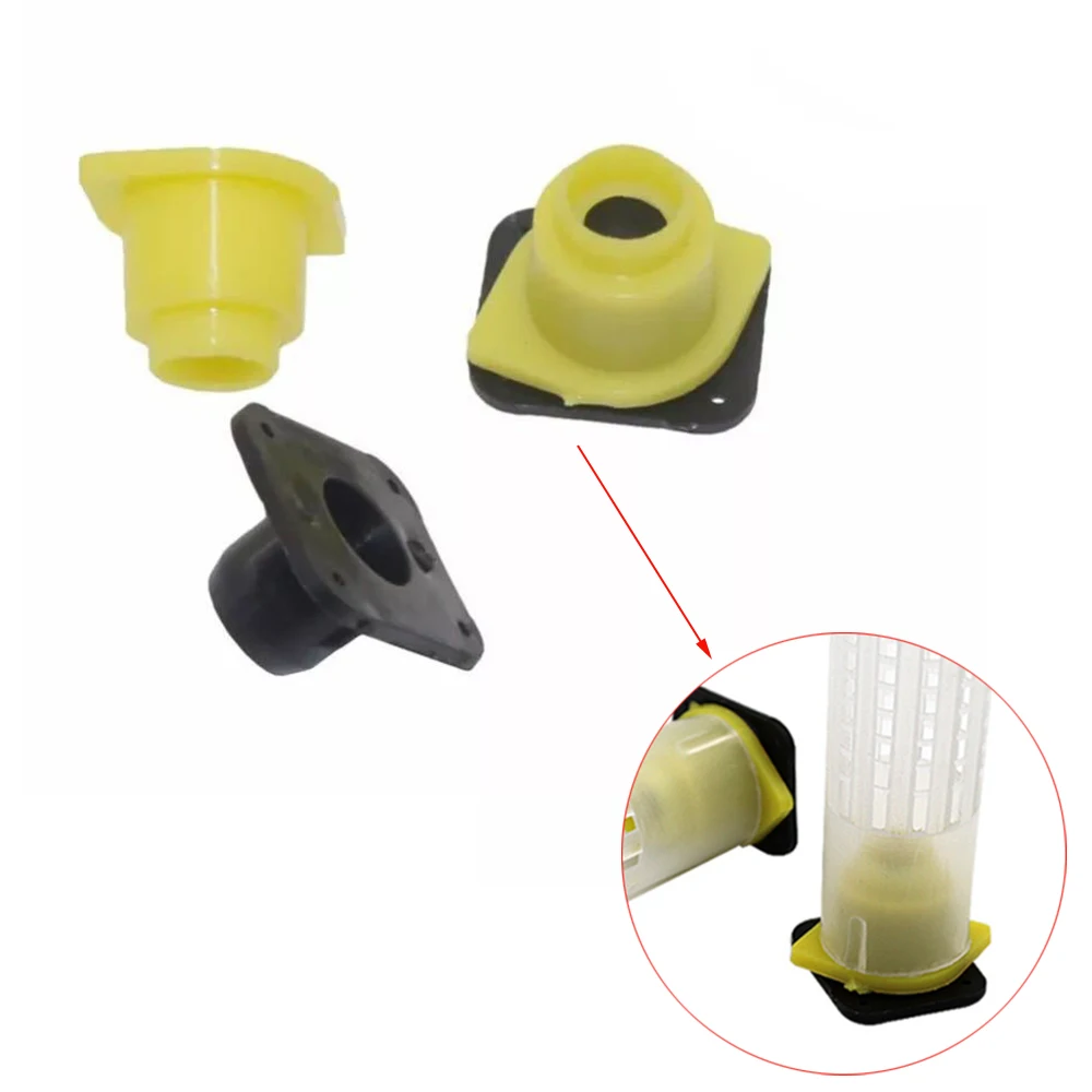 

10PCS King Queen Bee Cage Base Accessories Cell Protective cover base Beekeeping Equipment Insects