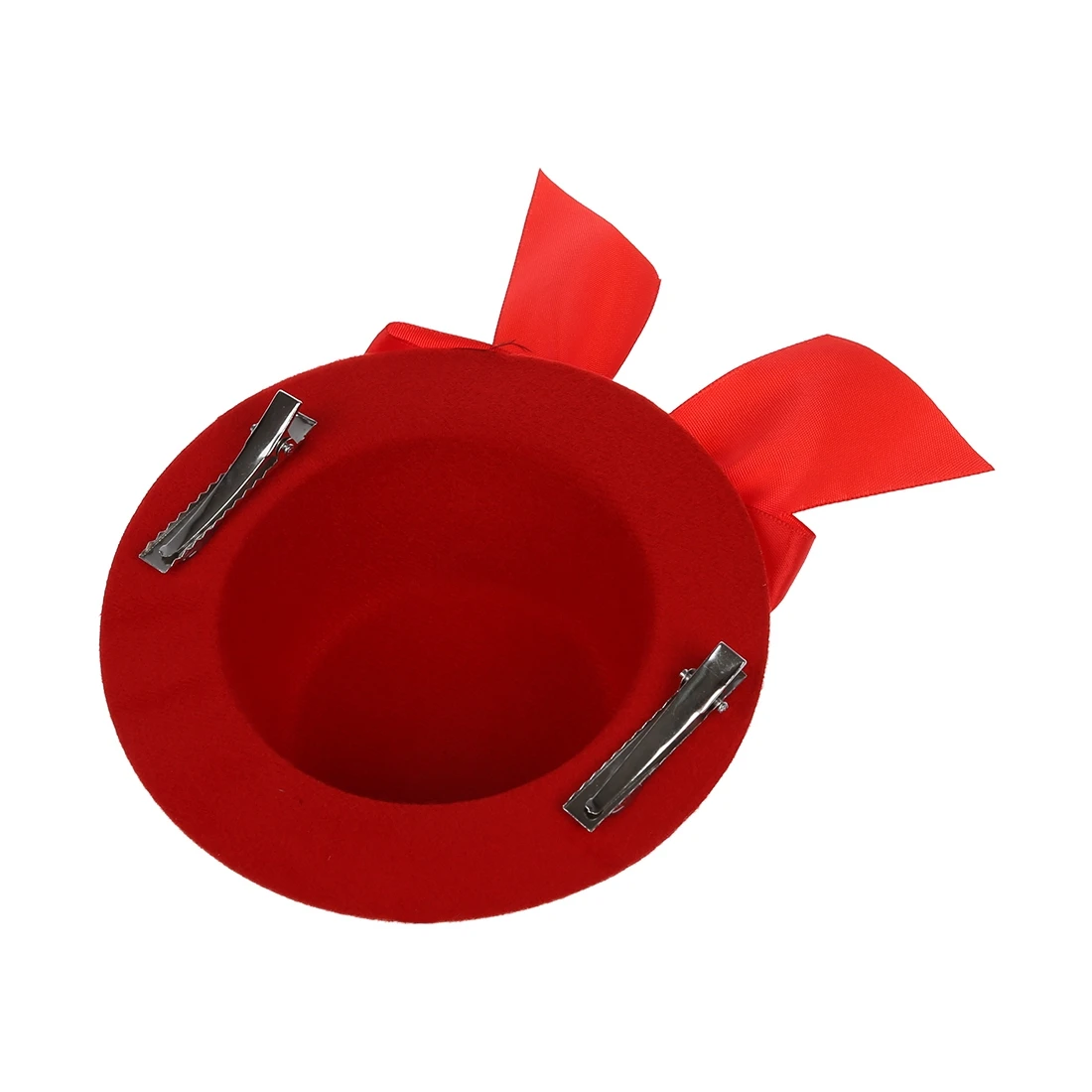 Женская мини-топ шляпа очарование Бурлеск Millinery w/Bowknot-красный