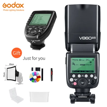 

Godox V860II-N 2.4G HSS 1/8000s Wireless i-TTL II Li-on Camera Flash Speedlite + Xpro-N Wireless Transmitter for Nikon