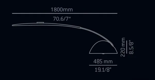 Реплика товара T-2955 Estiluz Pluma огни, спроектированные Estudi Ribaudi потолочный светильник rion черный белый одна рукоятка потолочный светильник