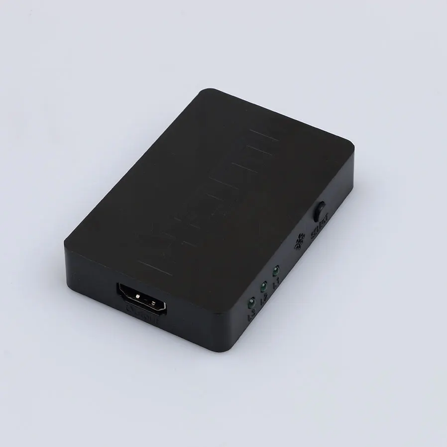 Новые 3 в 1 3 Порты и разъёмы концентратор Box Mini HDMI Splitter автоматический переключатель из Switcher 3D 1080 P HD 1.4 с дистанционное управление для DVD ТВ коробка