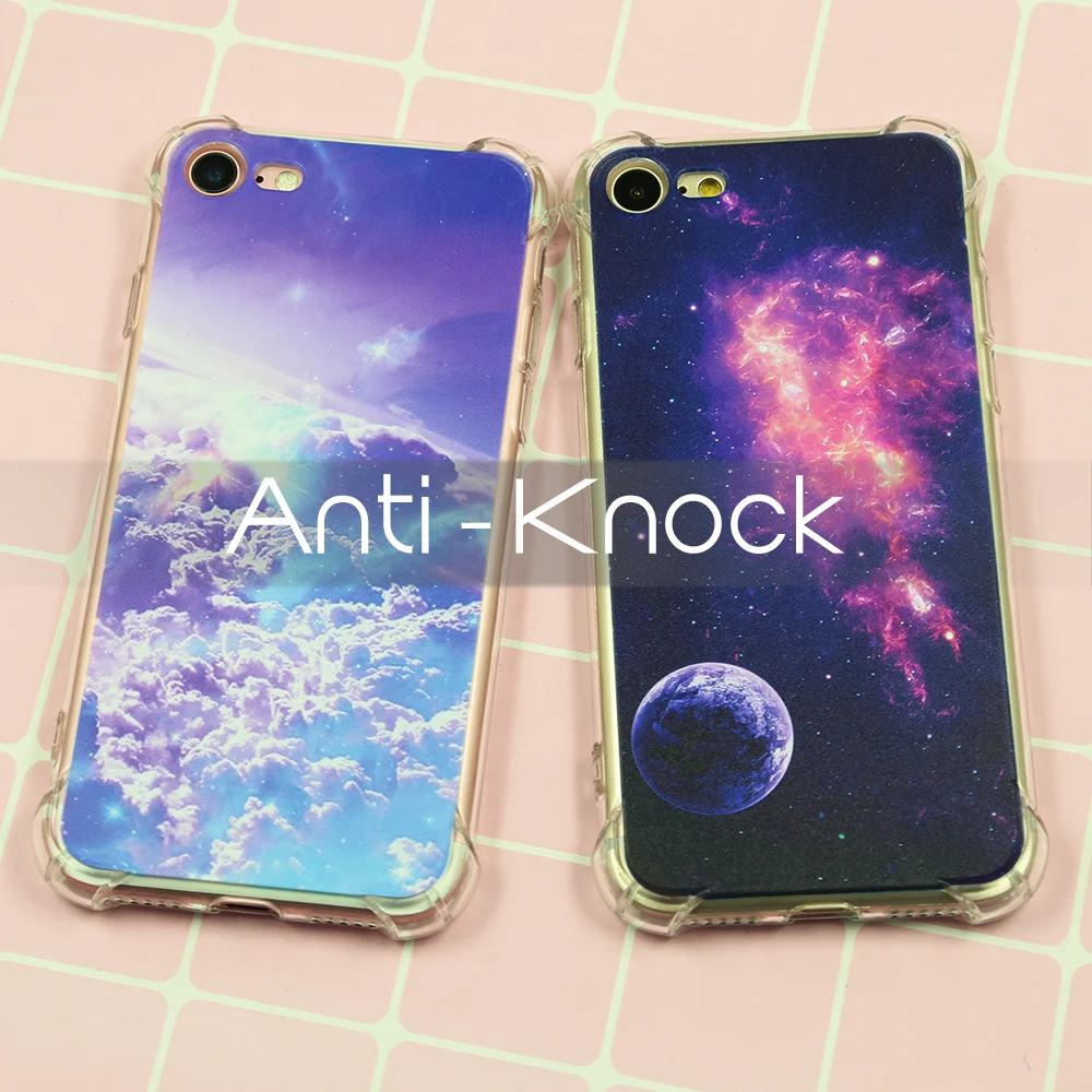 

Caseriver For iPhone 6 6s 7 8 Plus Shockproof Silicone Case For iPhone X 6plus 7plus TPU Soft Cover For iPhone 5 SE 5S Case