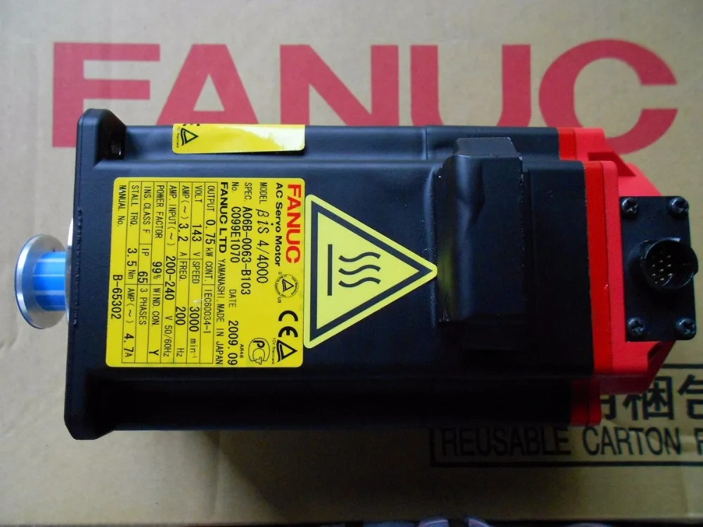 FANUC AC SERVO motor CNC parts Beta iS 4/4000 A06B-0223-B001 FANUC AC SERVO motor CNC parts Beta iS 4/4000 A06B-0223-B001