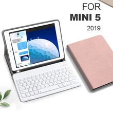 Чехол для iPad mini 5 4 3 2 1, чехол для клавиатуры с карандашом, умный тканевый силиконовый чехол для iPad mini 5 7,9