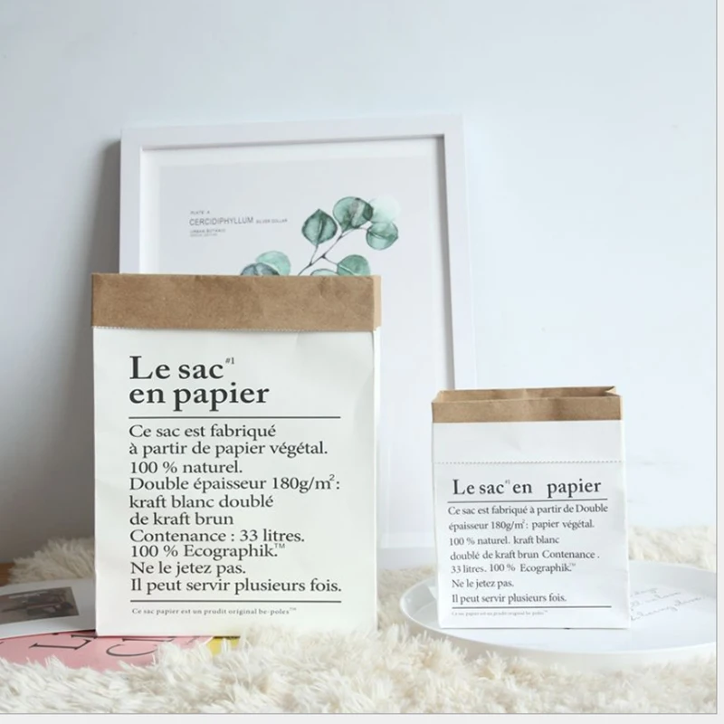 المنزل أشتات زهور مجففة الصورة الزخرفية الحلي الإبداعية الشمال الرياح الإنجليزية كرافت حقيبة حفظ الأوراق ورقة حقيبة