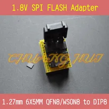 DIY 1.8V adapter for Iphone or motherboard 1.8V SPI Flash 6X5mm WSON8 W25 MX25 can use on programmers such as TL866CS TL866A