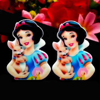 

40pcs/Lot 34x25mm Planar Resin Cabochons Flatback Flat Back Scrapbooking Hair Bow Center Card Making Crafts