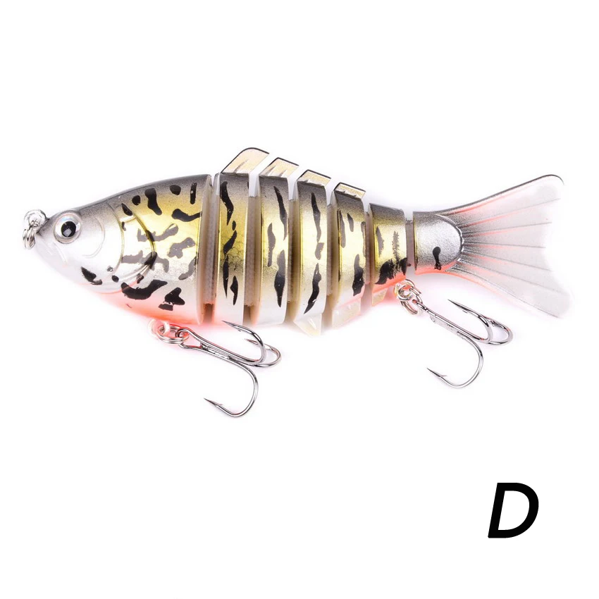 1 шт мульти шарнирные 7 сегмент Плавание приманки Щука рыболовные приманки мускусный зачистки инструменты Плавание приманки 10 см 15,8 г