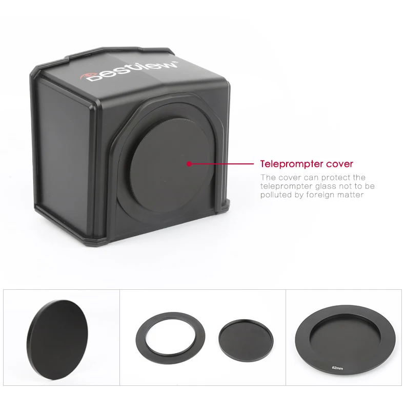 Bestview smartphone ta 'definizzjoni għolja Teleprompter Video DSLR għal Canon Nikon Sony Camera YouTube Studio tar-Ritratti Intervista TVstation