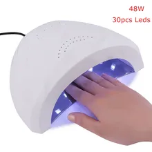 SUNone 48 Вт УФ-лампа, гель-Сушилка для ногтей с 30 шт. светодиодами, автоматический датчик для отверждения всех типов гелей, лак, профессиональные маникюрные инструменты