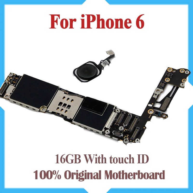 16 Гб оригинальная разблокированная материнская плата для iPhone 6 с сенсорным