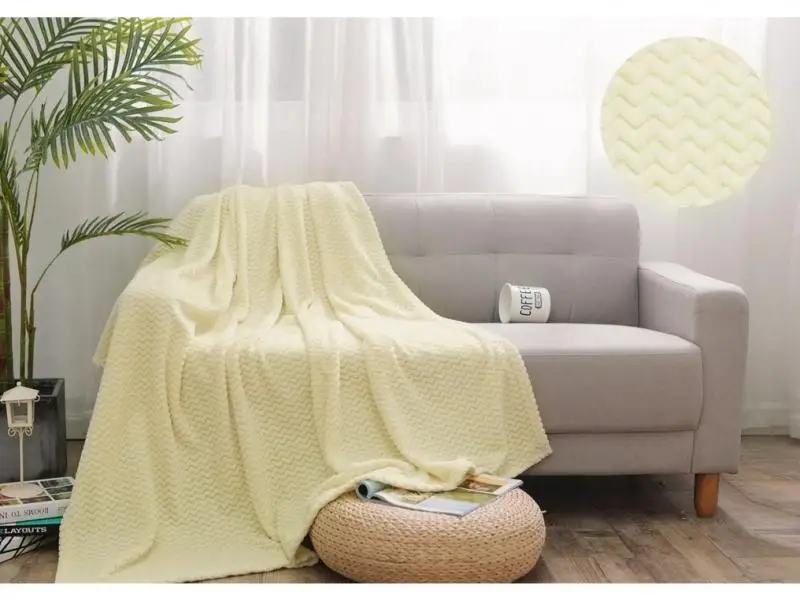 Плед двуспальный АльВиТек, SOFT PLUSH, 180*200 см, 017