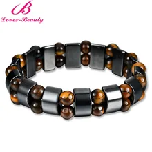 Lover Beauty Unisex Health slimming Bracelets & Bangles Retro Jewelry magnetic Bracelet charm bracelets For Man weigh loss -D