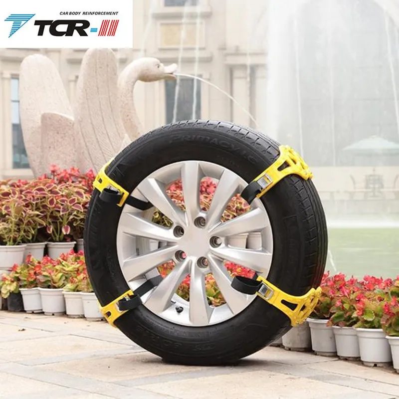 Universal Car Tire Anti-skid Chain Snow Chains For Car Wheels Winter Mud Tires Protection Chain Automobiles Roadway Safety