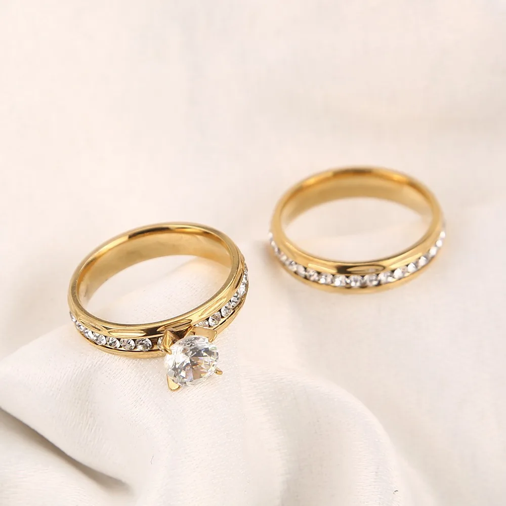 Wedding Rings Engagement Rings Crystal Rings for Women Men