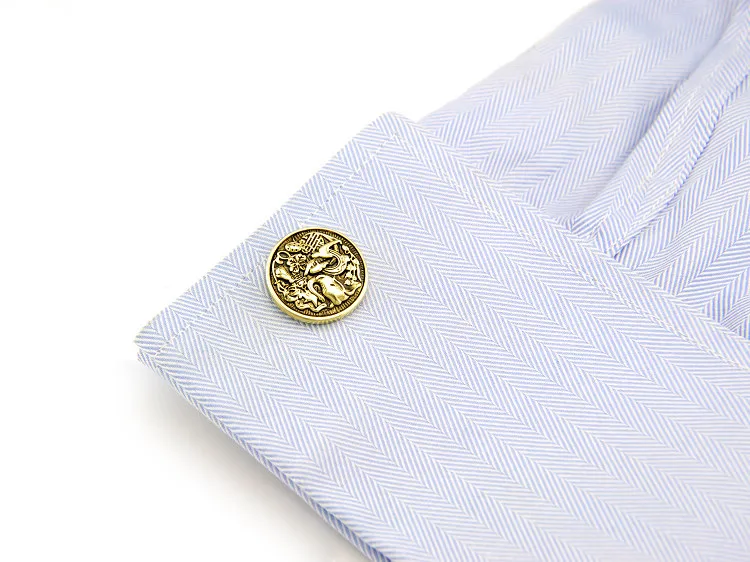 Спарта Тотем позолоченные запонки мужские + Бесплатная Доставка!|cufflinks boat|cufflink