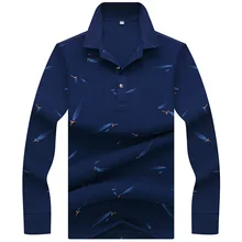 Зона джунглей Для Мужчин's рубашки поло с принтом Для мужчин рубашка с длинными рукавами полосатая рубашка-поло футболки-поло высокое качество Для мужчин бренд 8895