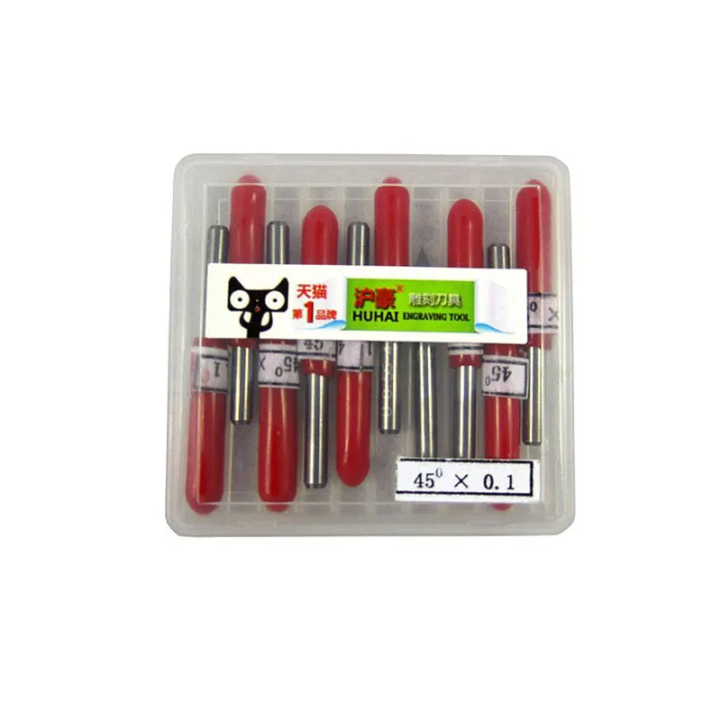 10pcs 3.175 mm 45 degree 0.1 mm triangular sharp knife carbide milling cutter flat bottom end mill engraving 10pcs 3.175 mm 45 degree 0.1 mm triangular sharp knife carbide milling cutter flat bottom end mill engraving