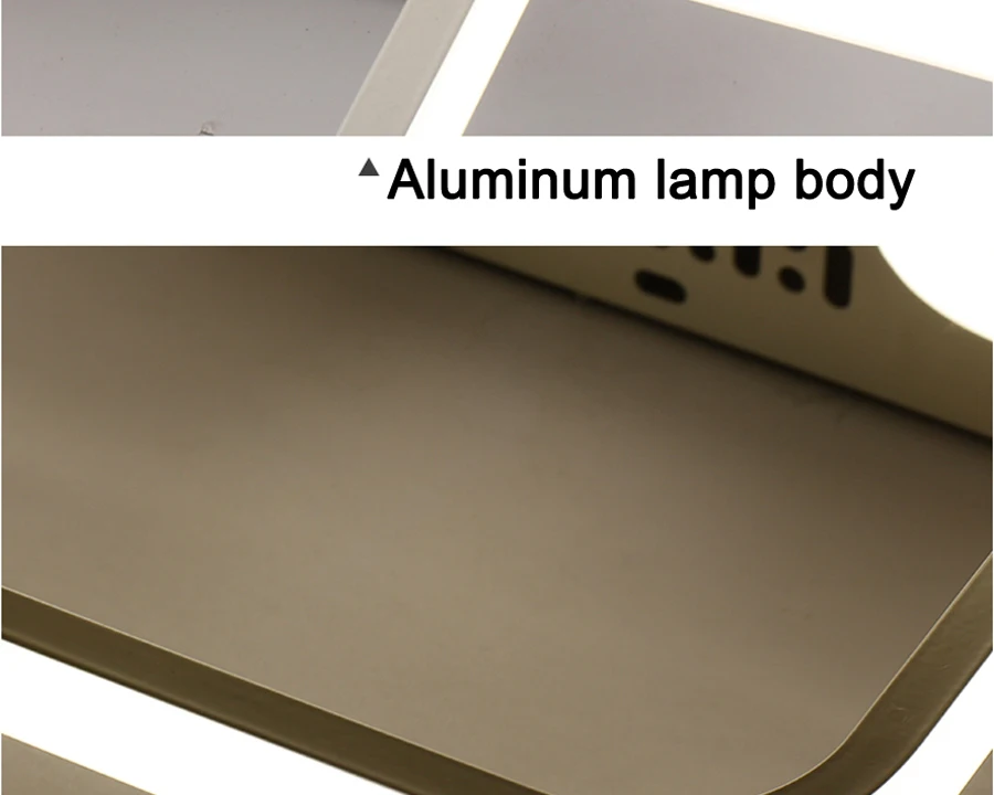 Moderno led lustre com acrílico luzes de