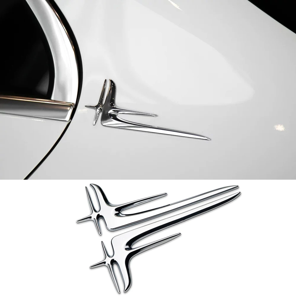 

2PCS Lengthened Standard Totem Car Side Waist Sticker 3D For Mercedes Benz AMG CLA200 CLS C200 C300 E200 E300 E500 Auto Tuning