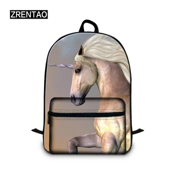 

Dispalang Women's Backpack Cartoon Unicorn Laptop Backpack Horse School Bag Casual Travel Backpacks Large Capacity Book Bags