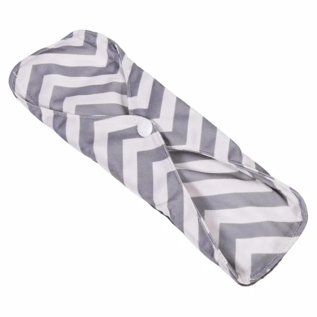 1PC 18 * 25cm Menstrual Pads Reusable 5 Colors Charcoal Bamboo Cloth Menstrual Pads Washable Sanitary Towel Panty Maternity Pads