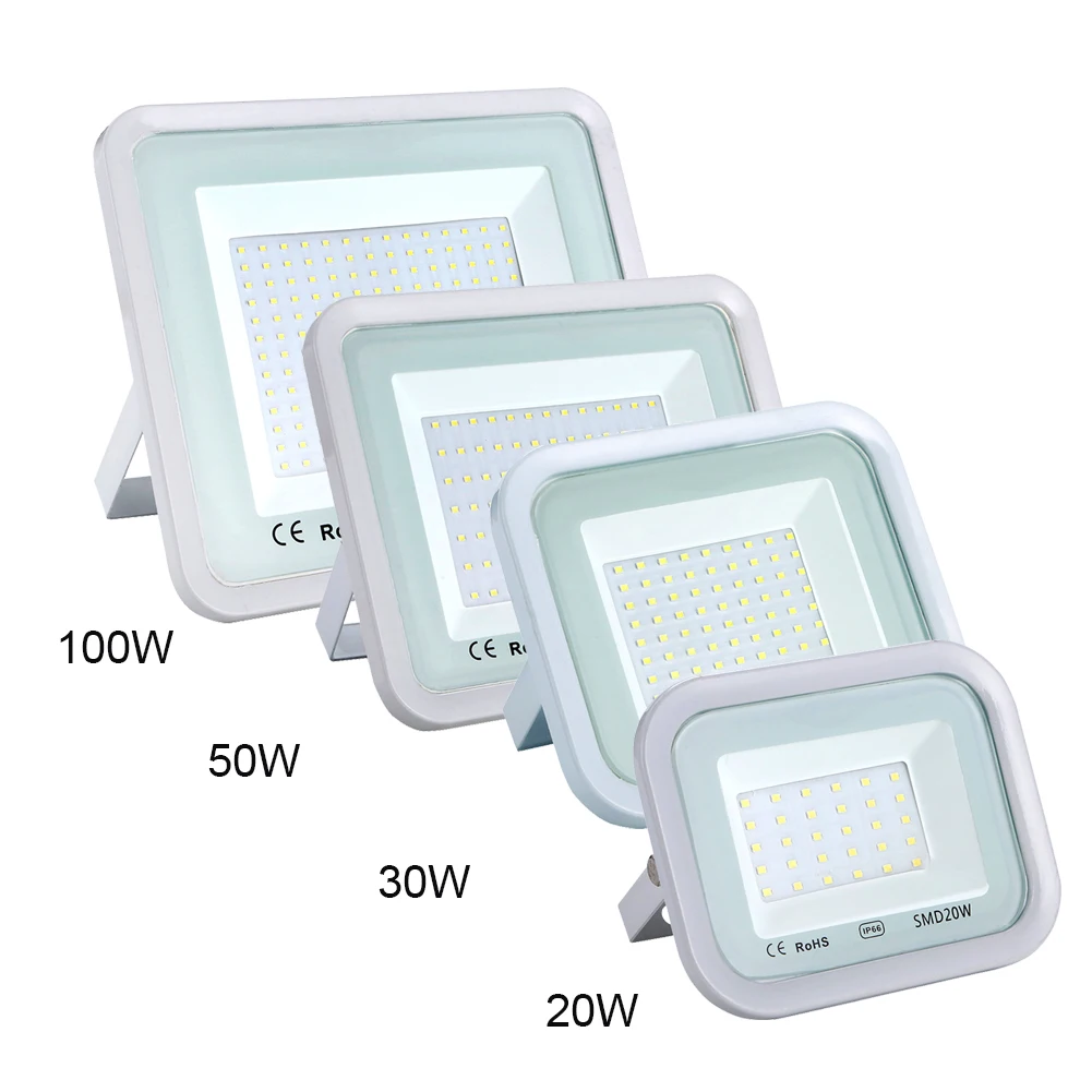 

Led SpotLights 20W 30W 50W 100W Outdoor IP66 Waterproof Led Floodlight Reflektor Led Garden Light Exterior Led Wall Flood Light