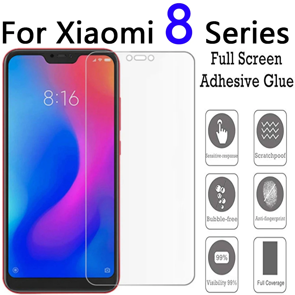 

xiomi mi 8 se tempered glass glass for xiaomi my 8 lite pro safety screenprotector 8lite 8se 8pro xiaomei protective on ksiomi