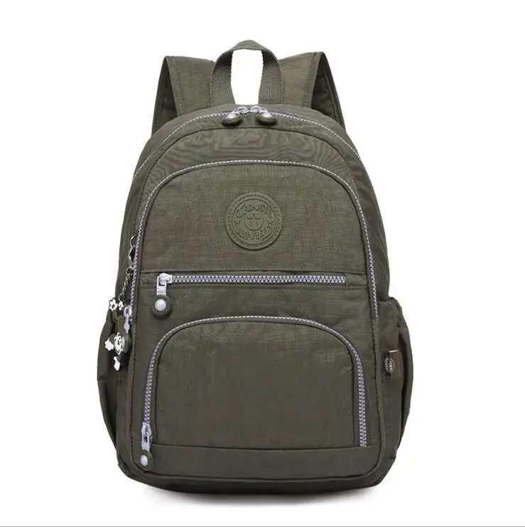 Высококачественные школьные сумки для девочек и мальчиков, школьный рюкзак большой вместимости, ортопедический рюкзак, легкая школьная сумка, Mochila Escolar - Цвет: Army green