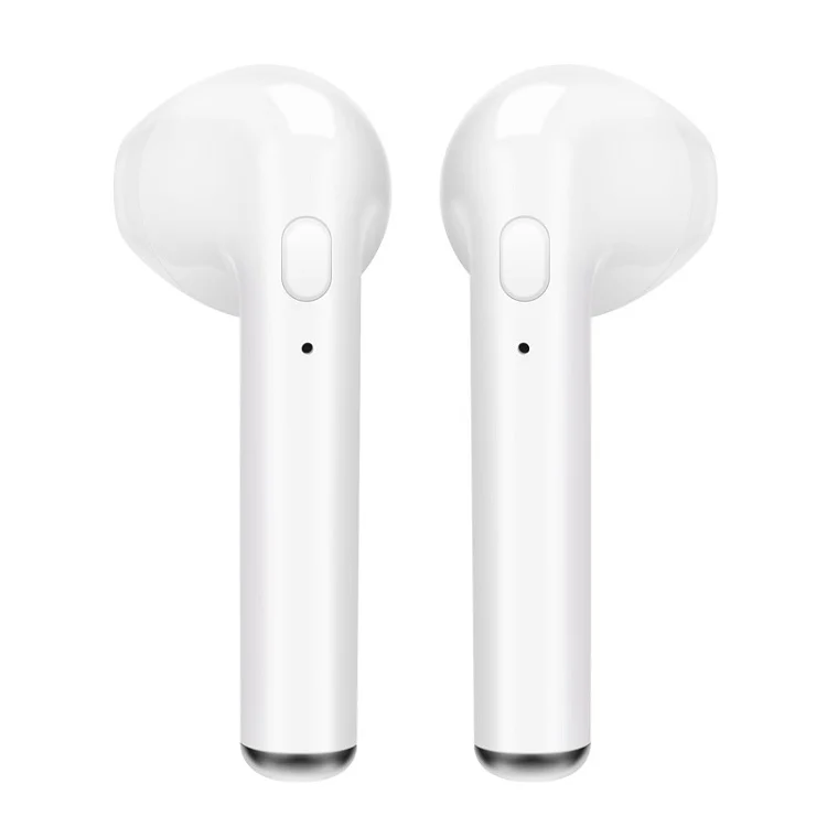 Беспроводные наушники-вкладыши i7s tws Handsfree Bluetooth наушники Игровые с микрофоном для Apple Xiaomi huawei phone bluetooth-гарнитура - Цвет: White Binaural