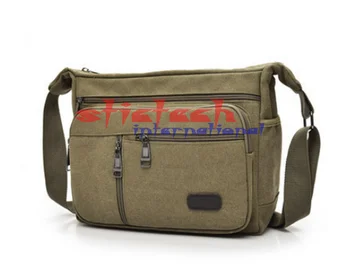 

by dhl or ems 20pcs Vintage Men Messenger Bags Canvas Crossbody Bags For Men Shoulder Bags Business Men Handbags