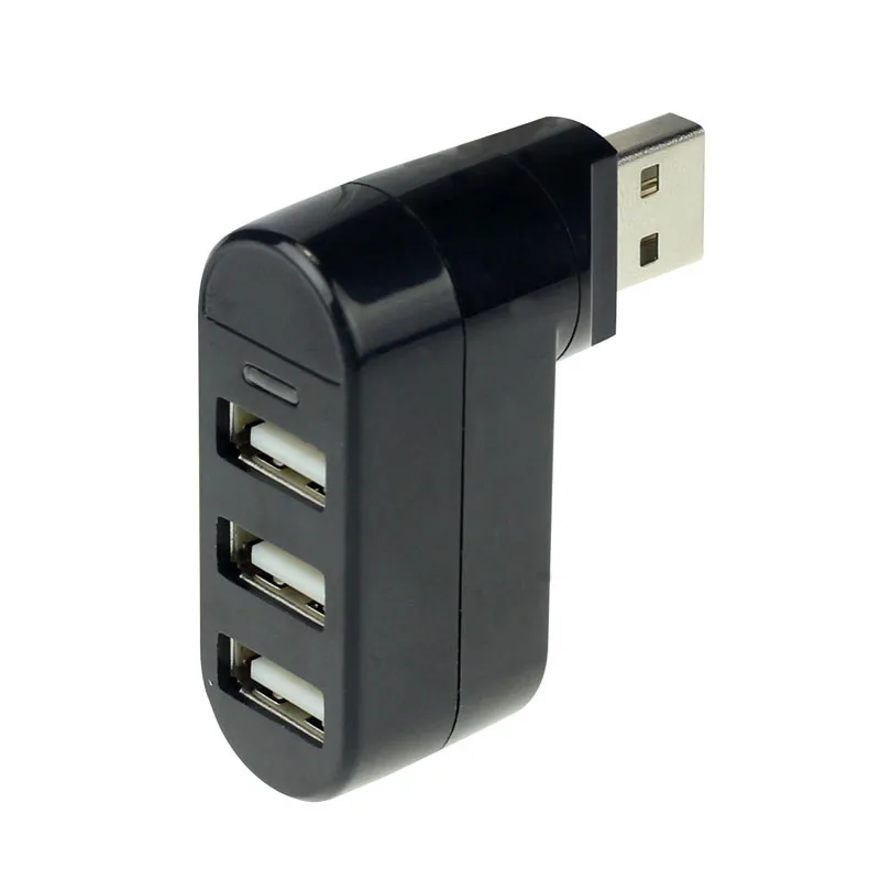 Multi Функция 3 Порты и разъёмы USB HUB 2.0 Мини повернуть Splitter адаптер Combo Card Reader Поддержка для ПК Тетрадь ноутбук