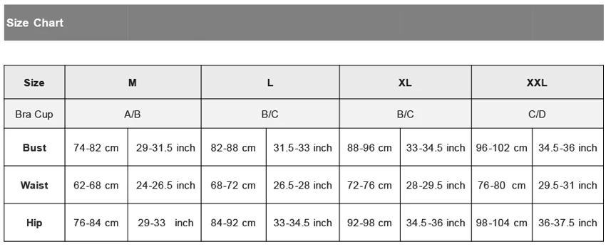 - M- 2XL