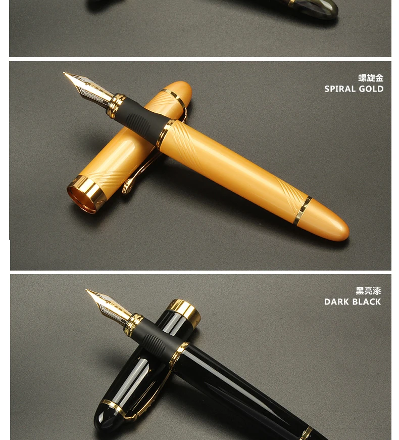 Jinhao X450 18 КГП 0,5 мм перо с широким основанием перьевая ручка для письма для офиса бизнес планирования школьные принадлежности канцелярские товары