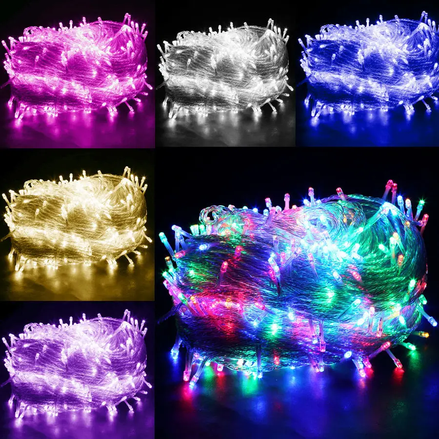 Multi-color-50M-400-LED-Bulbs-Fairy-String-font-b-Light-b-font-Outside-Hanging-Party