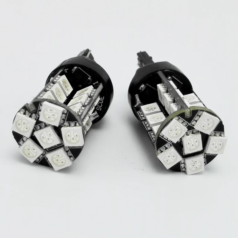 SCOE Дополнительные Стоп Сигналы W21W 30SMD 5050LED Источник Света Для Mazda 3 bl 6 хэтчбек