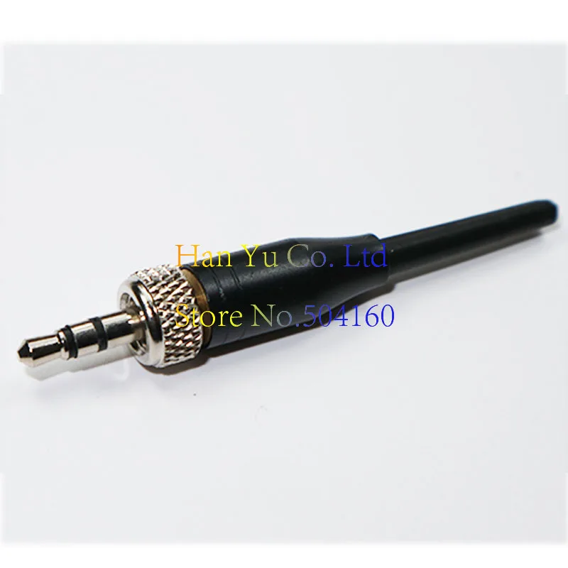 

Free Shipping DIY 3.5mm 1/8" For Pro Sennheiser Sony Microphone Spare Plug adapter Stereo Screw Lock Connector