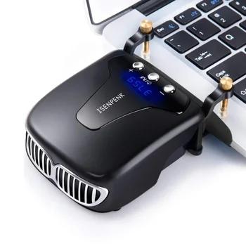 

K36 Laptop Fan Cooler Exhaust Radiator Lcd Displays Read Temperature Fan Speed Quickly Dissipate Heat US EU