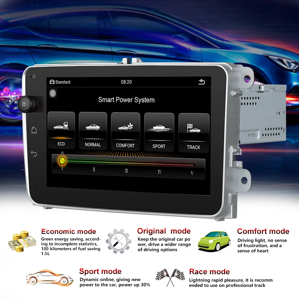 Top car multimedia video dvd player android 8.1 2G/32G gps bluetooth for VW Passat CC/golf6/GTI/Skoda Fabia/Octavia/Superb 2