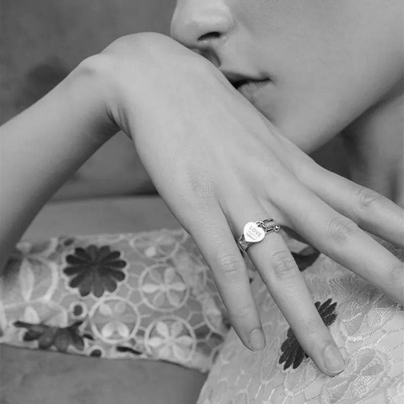 SODROV 925 пробы серебряные ювелирные изделия набор Сверкающее Сердце Любви Ювелирные наборы Свадебные обручальные ювелирные изделия кулон ожерелье и кольцо