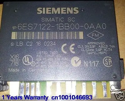 

DHL/EUB 2pcs Good quality Simatic Module 6ES7122-1BB00-0AA0 15-18