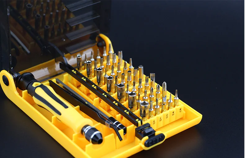 Набор отверток 45 в 1 патенты на дизайн магнитные прецизионные отвертки инструменты 6089Z многофункциональные ручные инструменты
