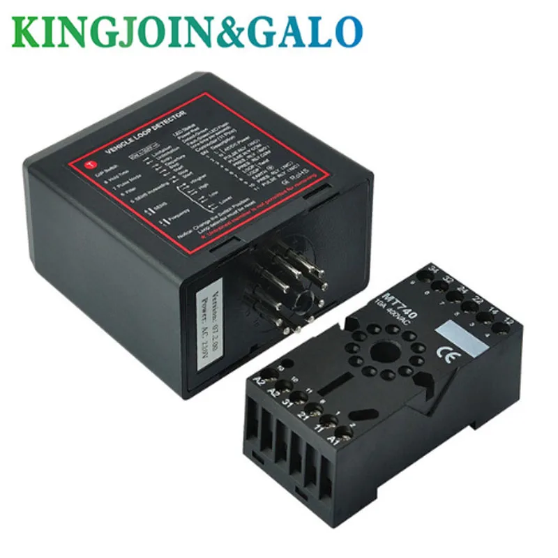 

DC24V vehicular detector de lazo sensor de masa car parking system vehicle inductive loop detector PD132 for parking gate access