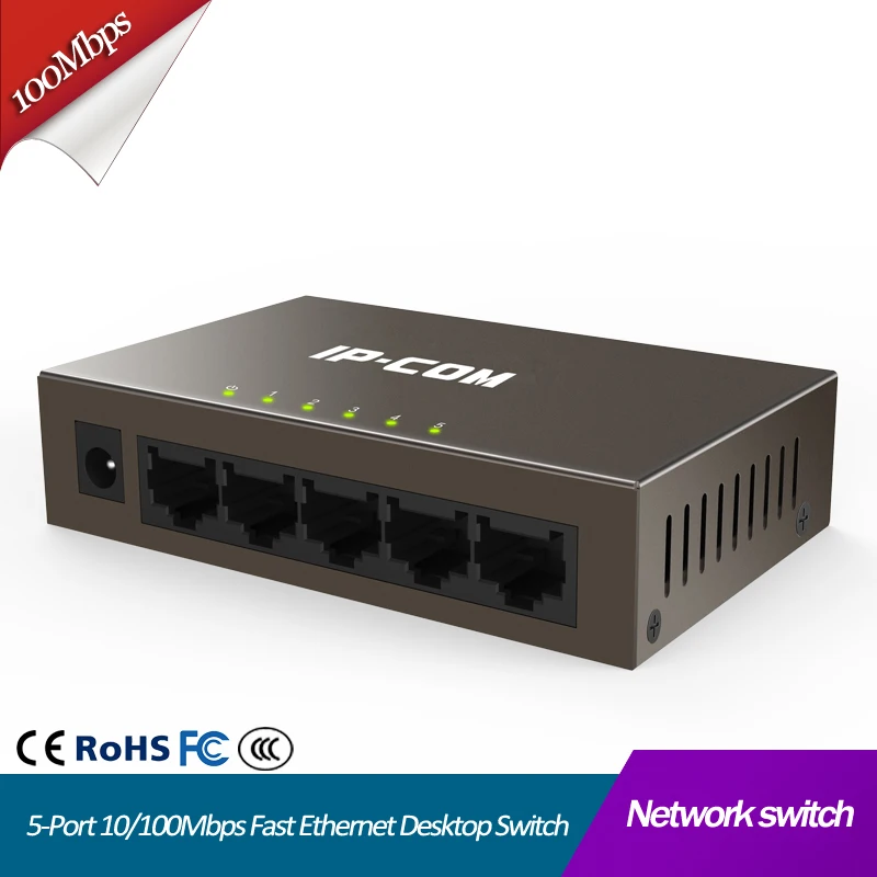 5 портовый Неуправляемый коммутатор для быстрой локальной сети Ethernet rj45 lan