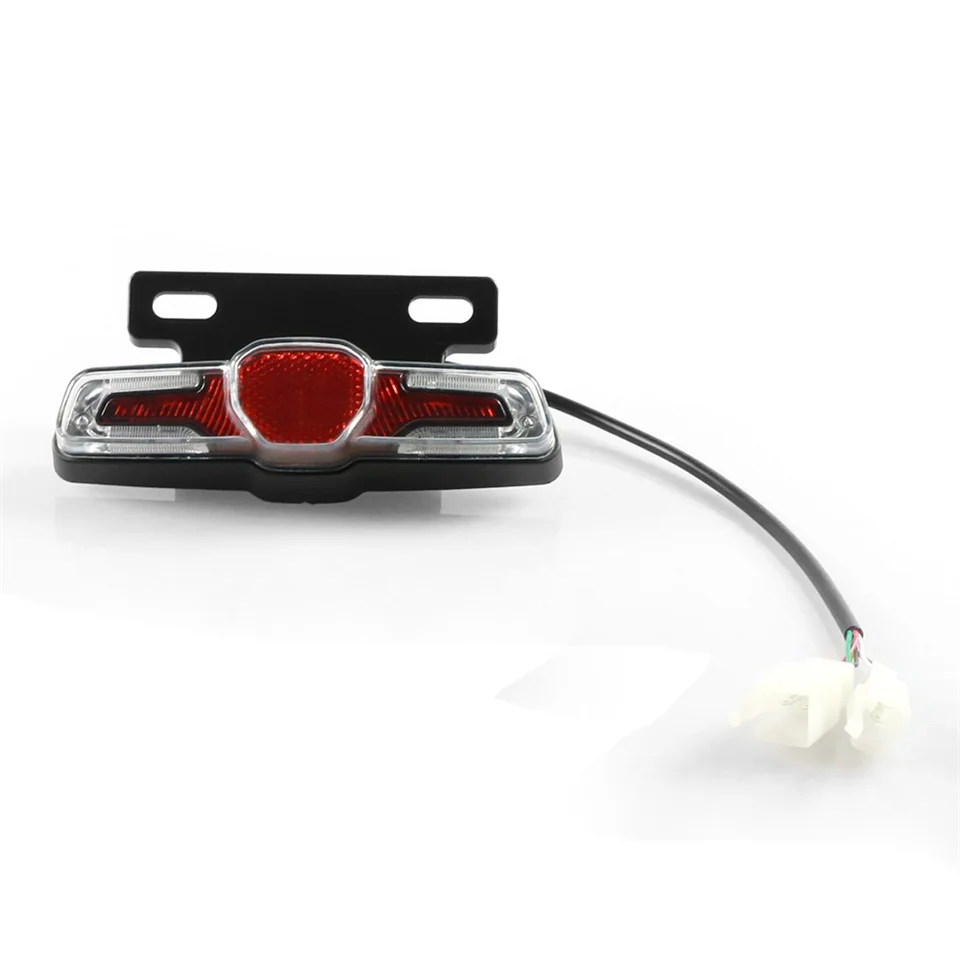 36 В/48 в электрический велосипед задний светильник задняя часть электровелосипеда светильник для ступицы двигателя безопасности ночного велоспорта Аксессуары