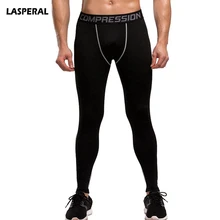 LASPERAL фитнес мужские колготки для бега высокоэластичные Компрессионные спортивные Леггинсы быстросохнущие тренировочные штаны Размеры для спортзала