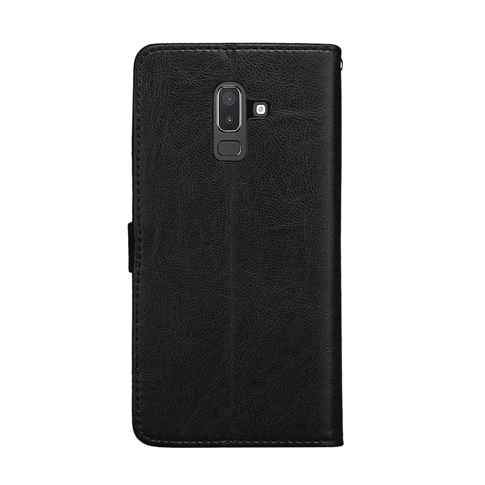 50 шт./лот Crazy horse 9 Карта+ фоторамка высококачественный чехол для Samsung Galaxy J2 Pro J3 J4 J6 J7 J8 J7 Duo кожаный чехол