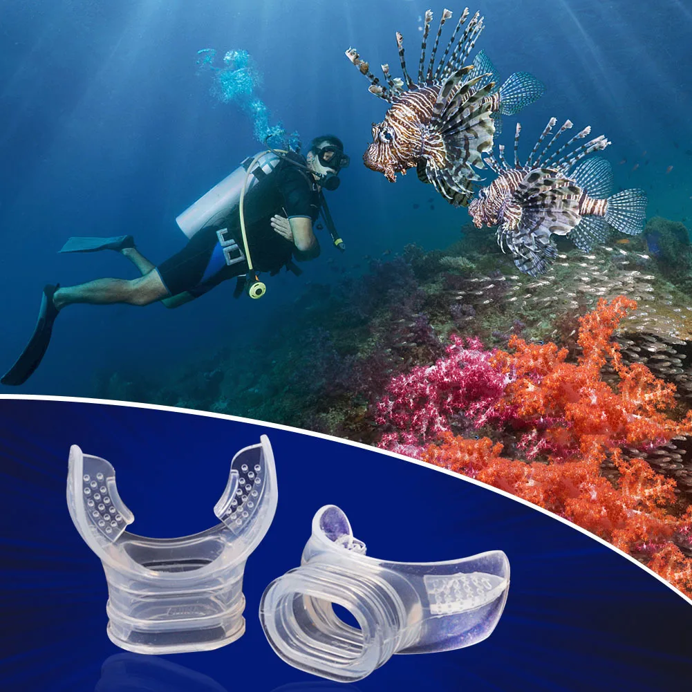 Diving Tube Underwater Dive Breathing Tubes Food grade Silicone Snorkel
